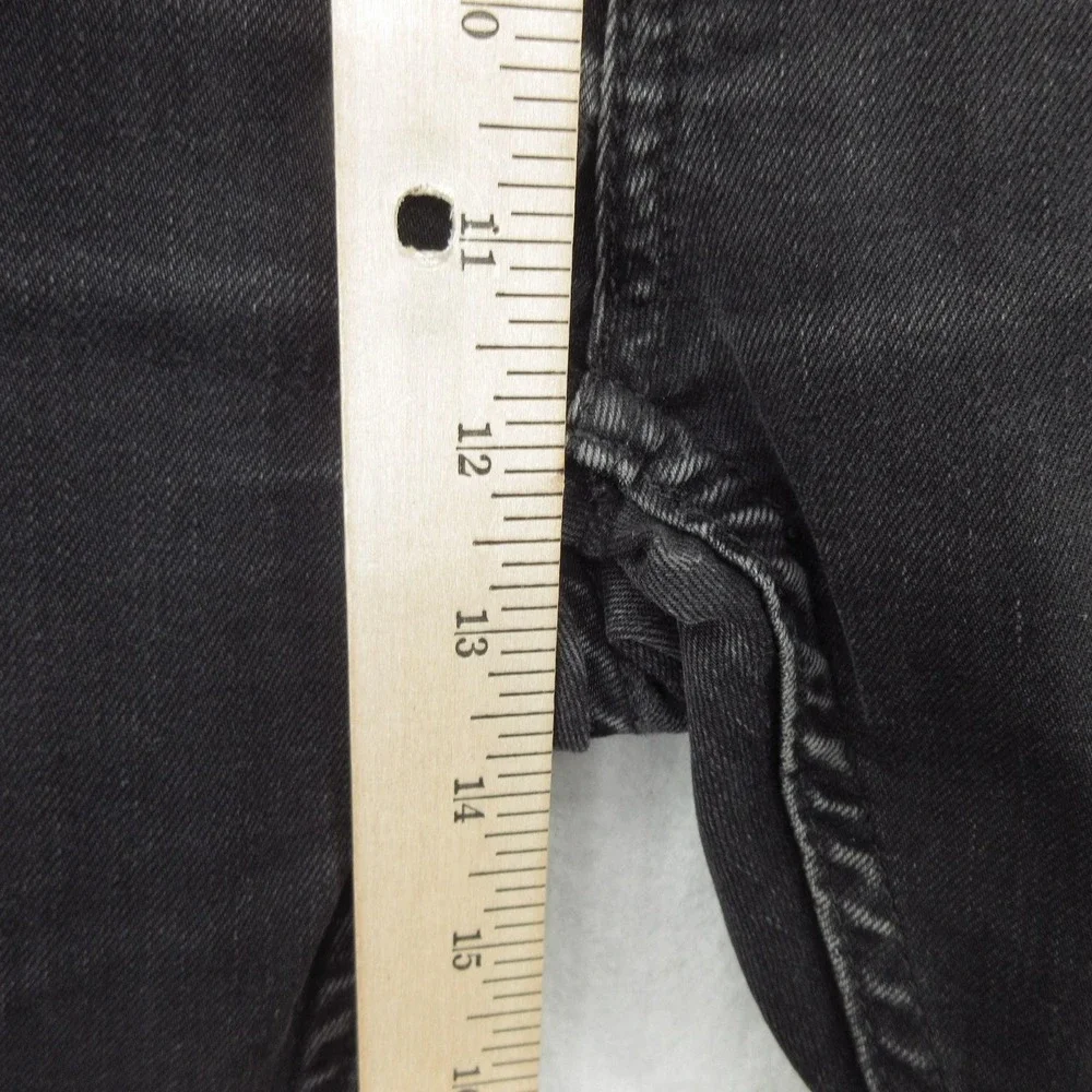 Levis 512 Jeans Mens 38x33 Black Charcoal Slim Taper Fit Stretch Denim Pants